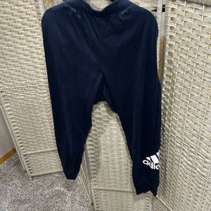 Adidas Navy Blue sweats XL